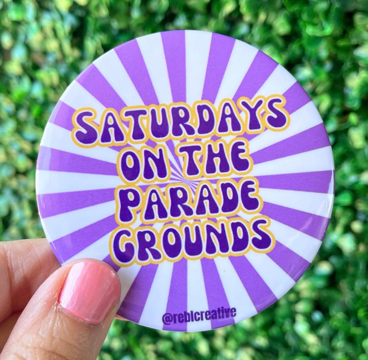 “Saturdays On The Parade Grounds” Gameday Button