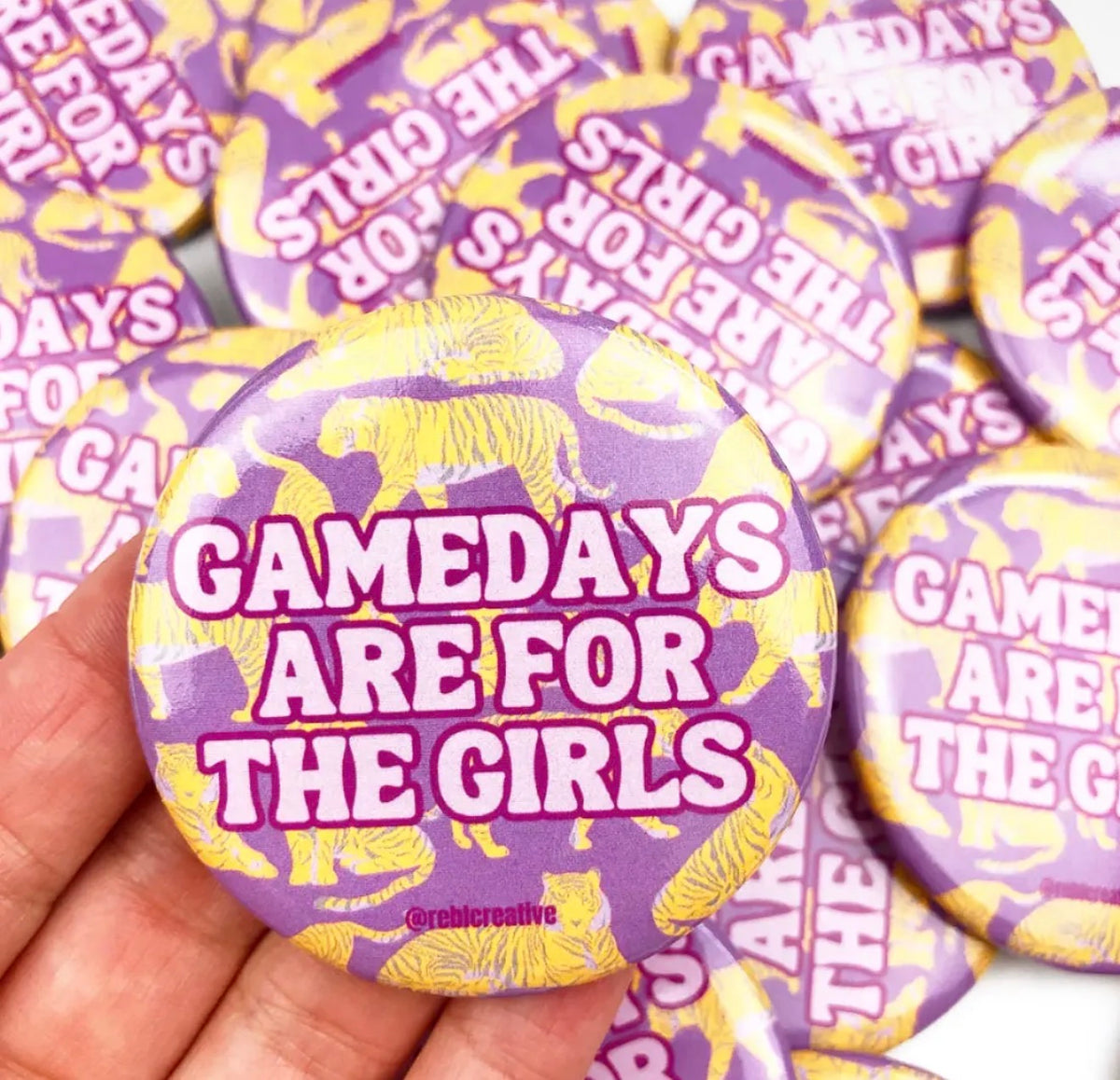 “Gamedays Are For The Girls” Gameday Button