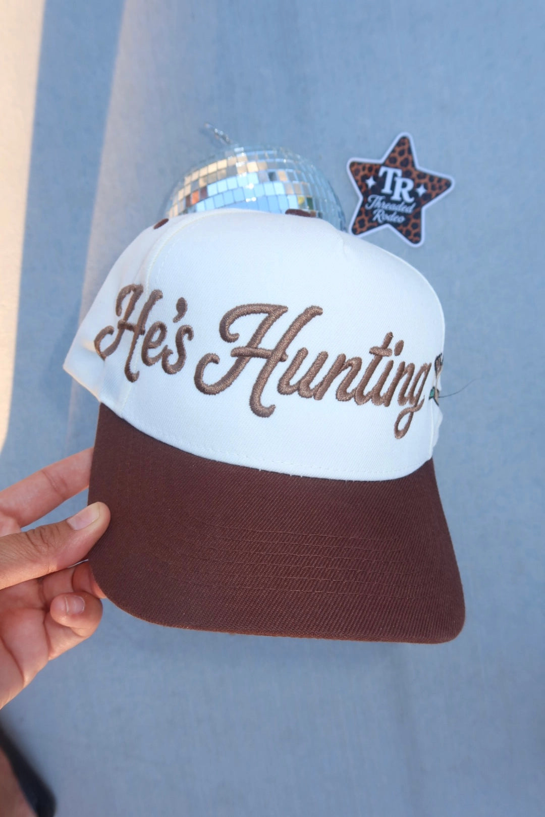 He's Hunting Trucker Hat