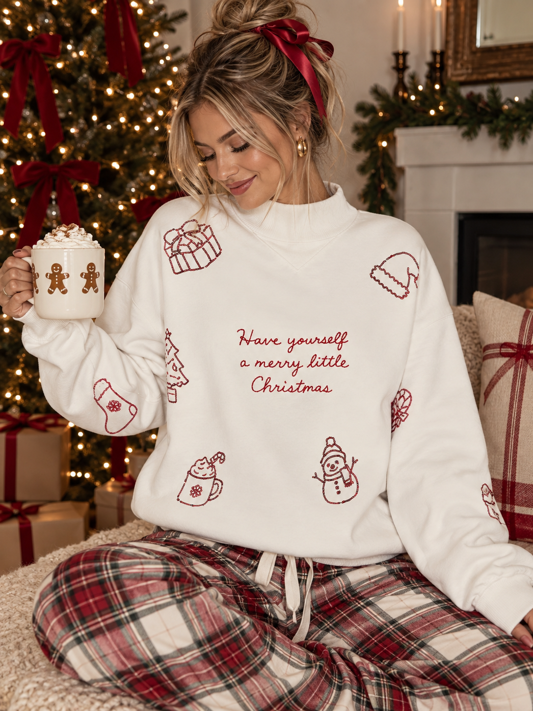 Have Yourself A Merry Little Christmas Mockneck