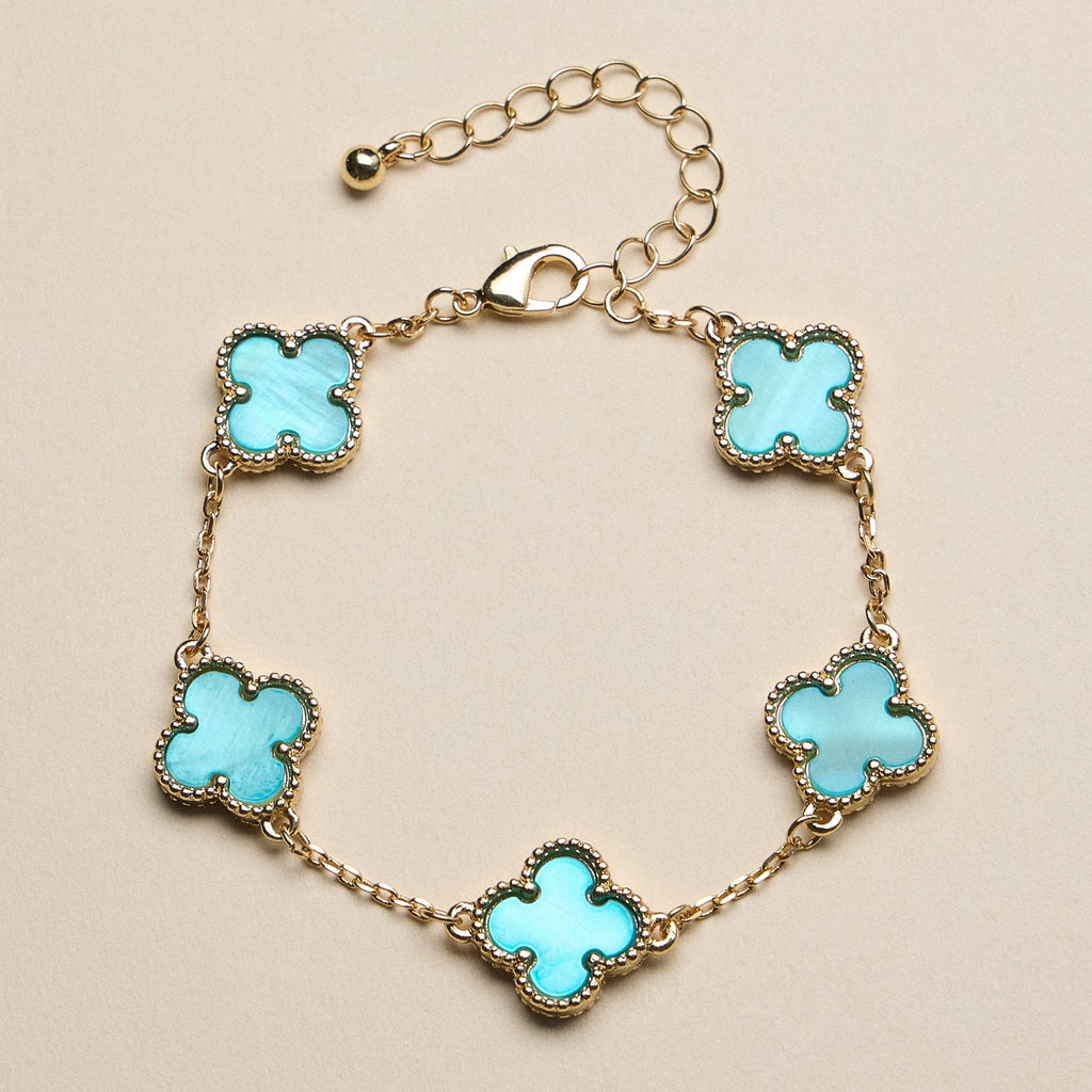 Multicolor Shell Charm Bracelet