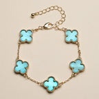 Multicolor Shell Charm Bracelet