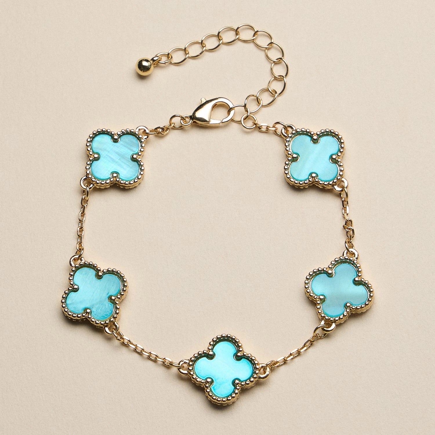 Multicolor Shell Charm Bracelet