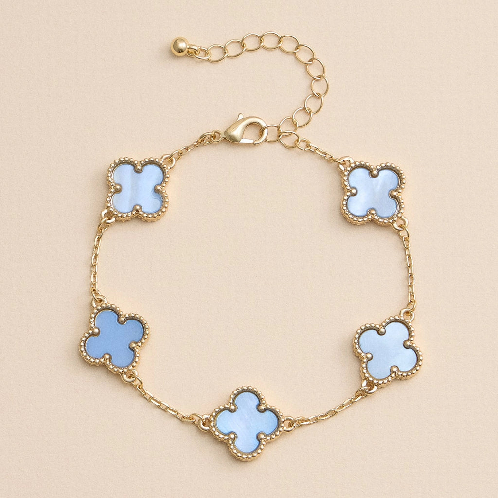 Multicolor Shell Charm Bracelet