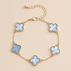 Multicolor Shell Charm Bracelet