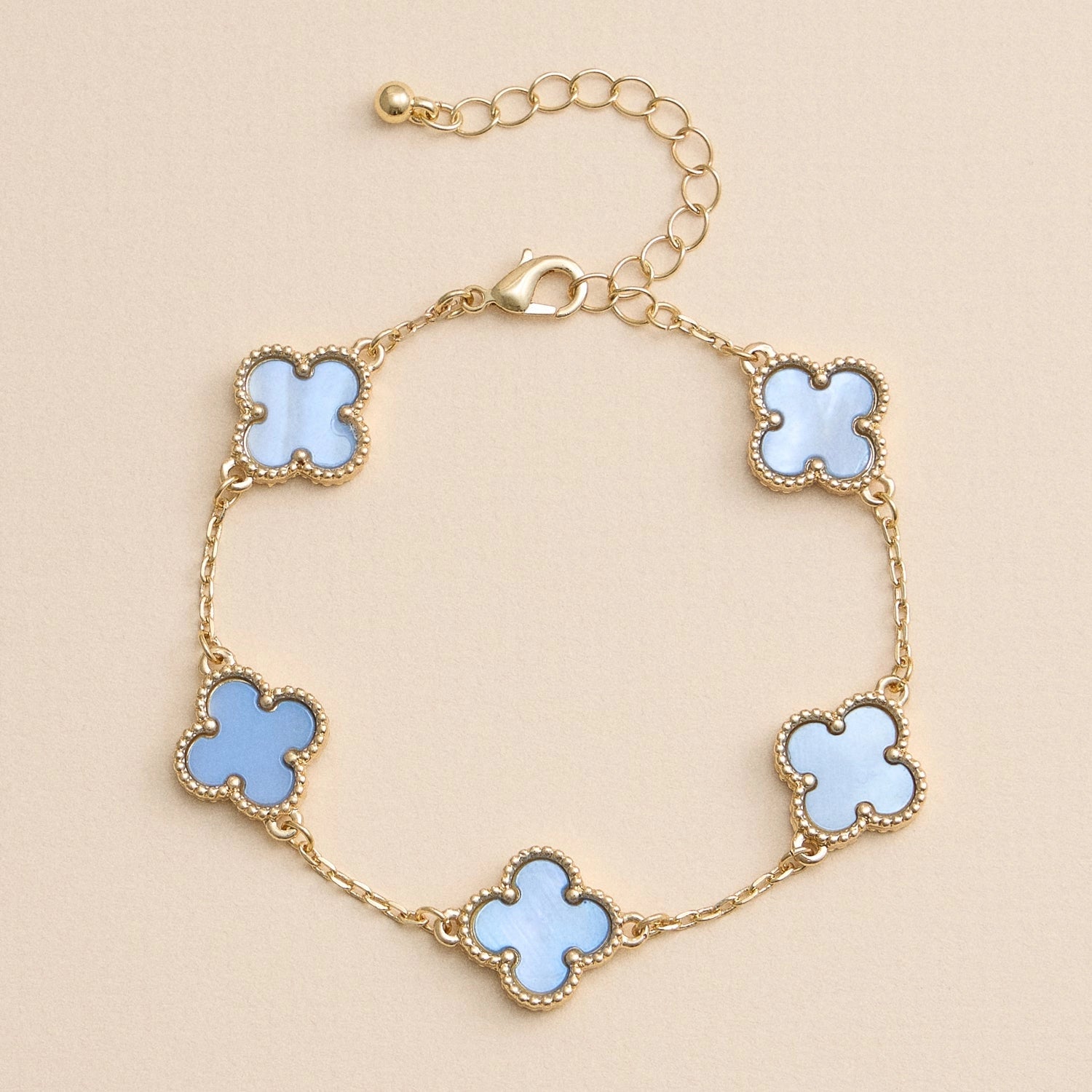 Multicolor Shell Charm Bracelet