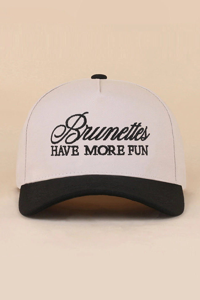Brunettes Have More Fun Trucker Hat