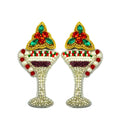 Christmas Martini Earrings