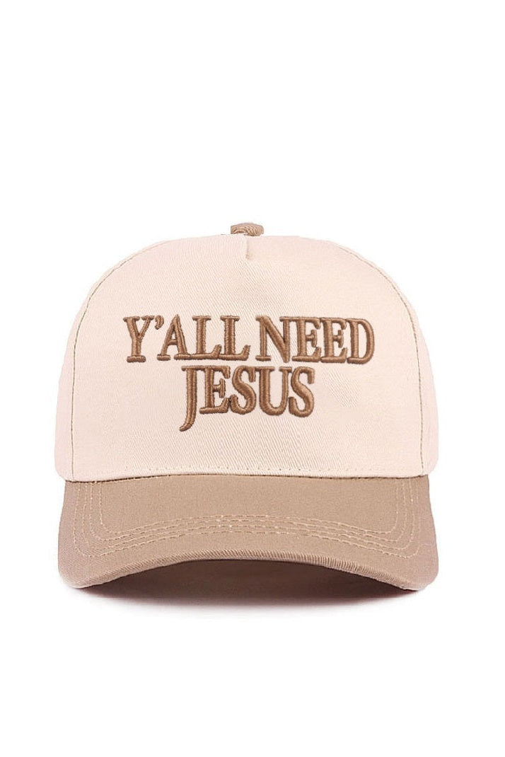 Ya'll Need Jesus Trucker Hat